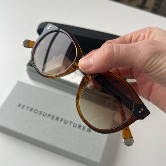 RetroSuperFuture Brown Sunglasses - Picture 1 of 5